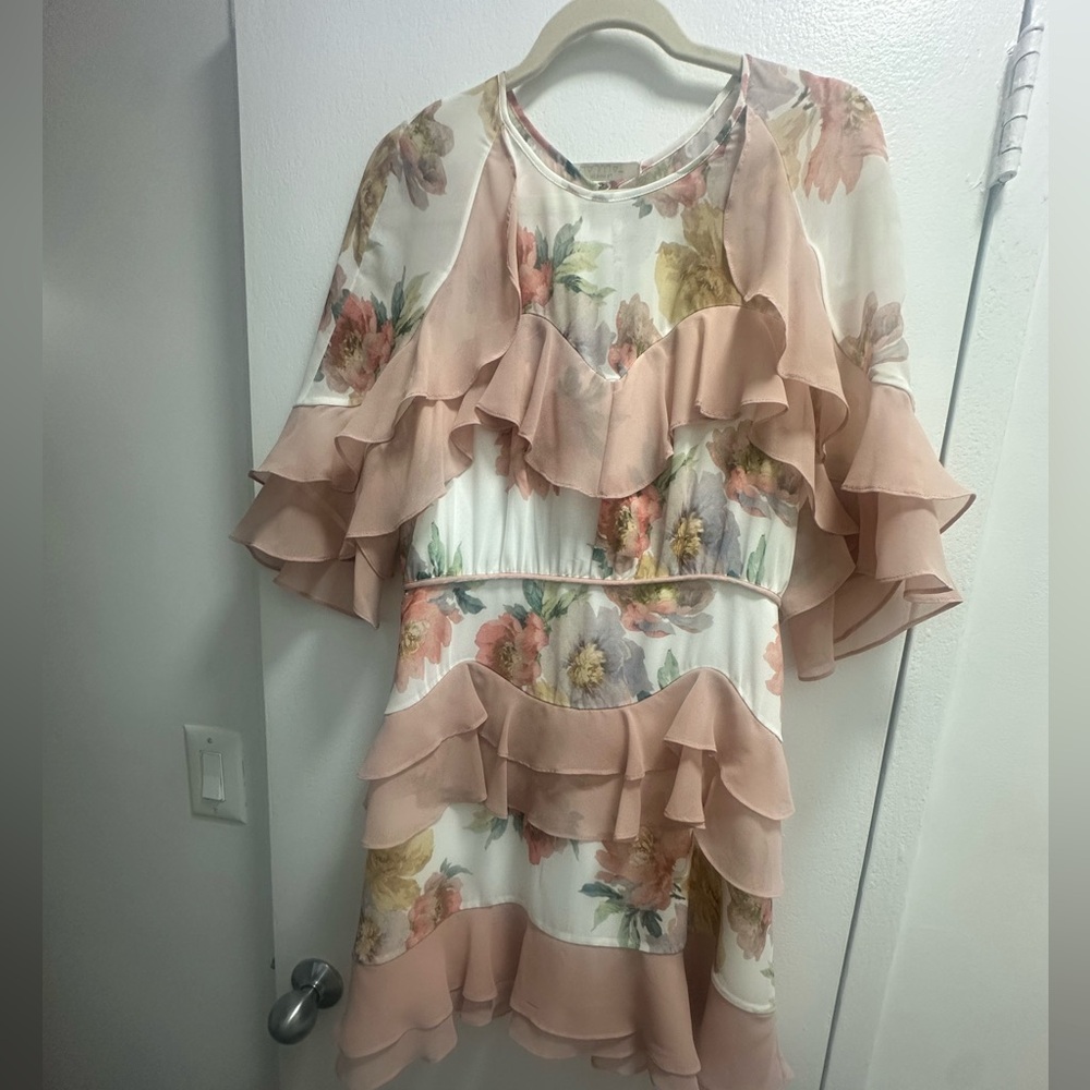 NWOT La Maison Talulah Darcy Floral-Print Mini Dress - Picture 3 of 6